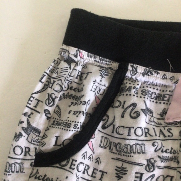 VICTORIAS SECRET COTTON MODAL GRAPHIC SAYINGS SLEEP PAJAMA PANTS XS - Picture 6 of 14